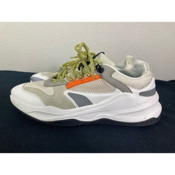 Zara Unisex Chunky Sneakers Breathable Mesh Cushioned Lace Up Multicolor EU 42 - Picture 3 of 13